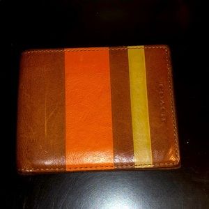 Men’s coach soft leather wallet
